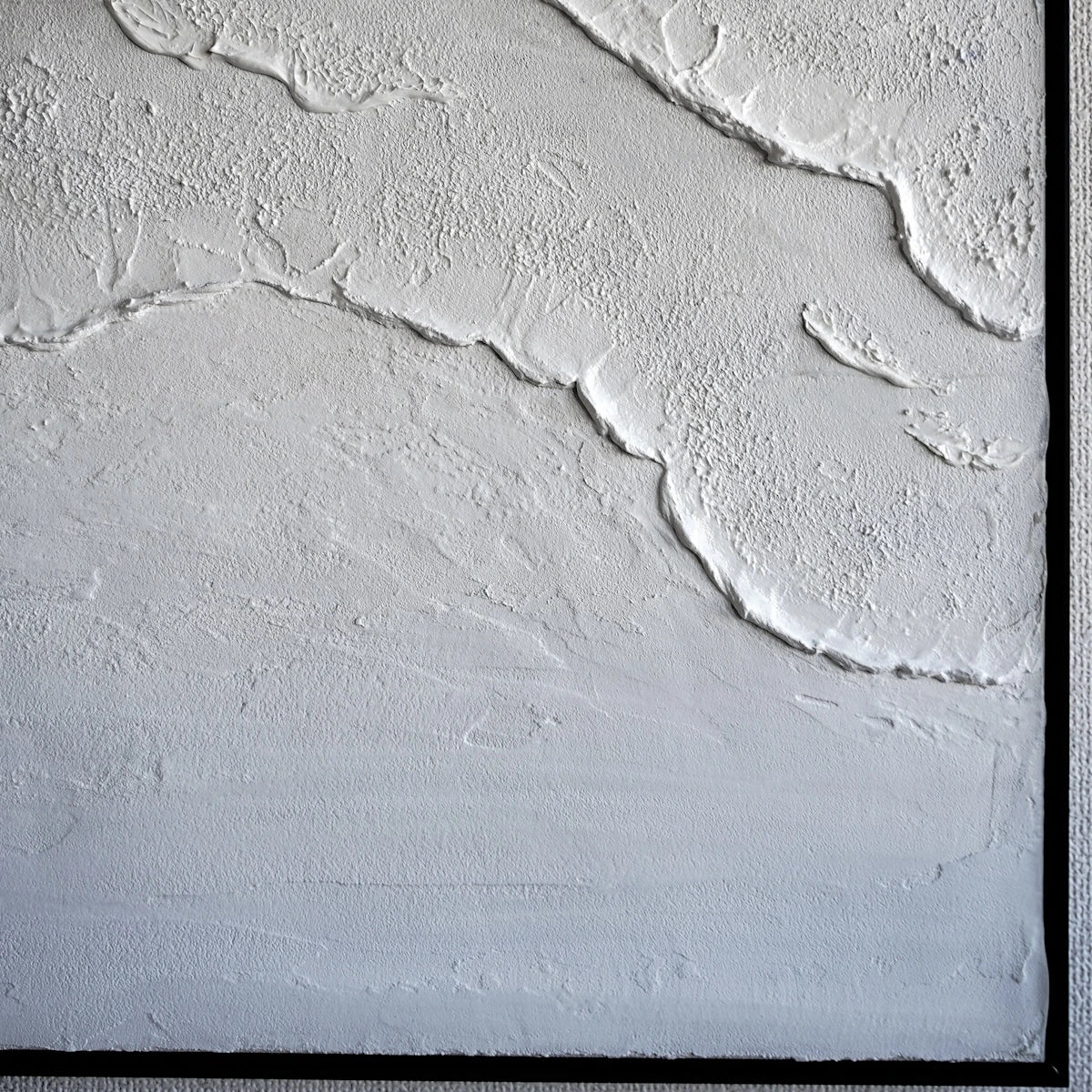 【Beach 80×80cm】石膏風アート